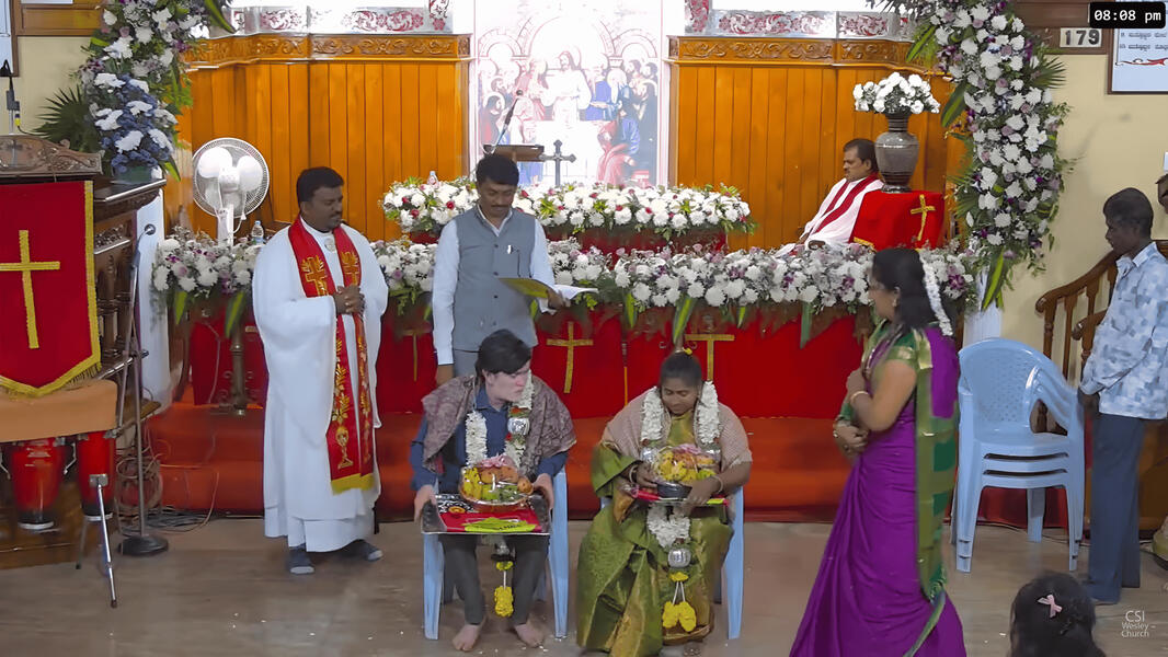 Honoring Mr. &amp; Mrs. Arun, Sexton of Our Church
